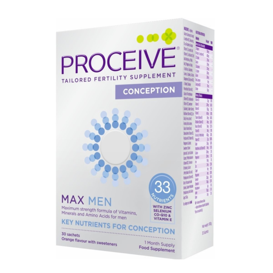 Proceive® Max Men – maisto papildas vyrams vaisingumui palaikyti