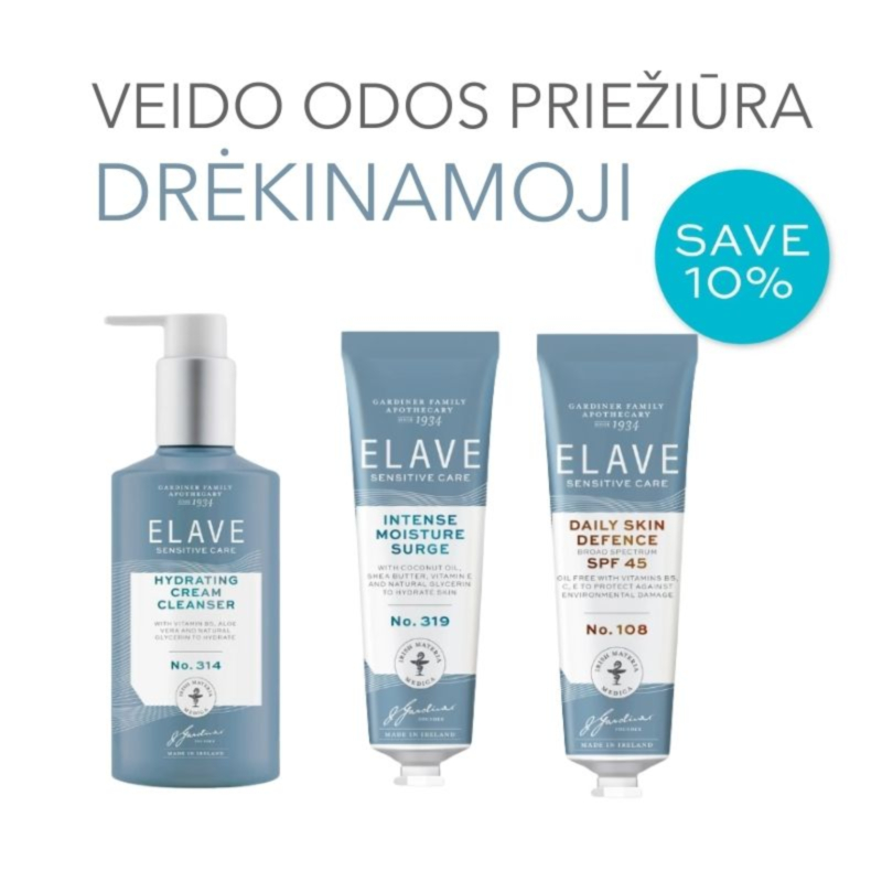 Elave veido odos priežiūros rinkinys (drėkinamasis)