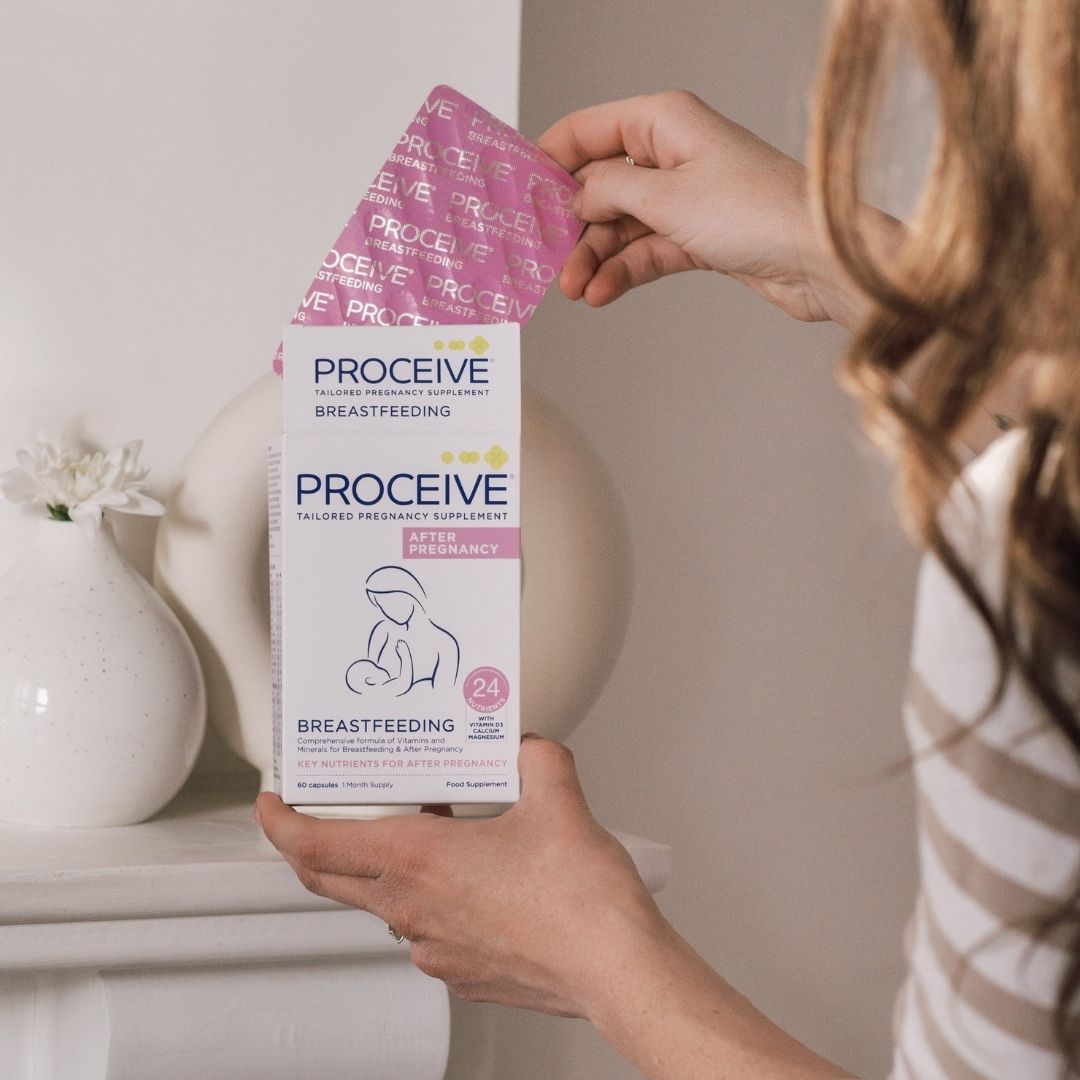 Proceive Breastfeeding vitaminai žindančioms mamoms ir maisto papildas po gimdymo