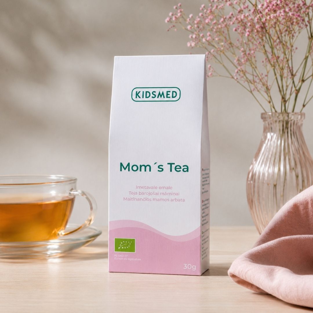 Kidsmed Mom’s Tea arbata žindančioms mamoms žindymo laikotarpiui
