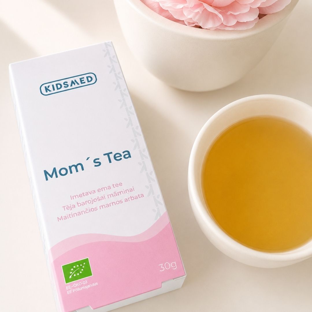 Kidsmed Mom’s Tea natūrali vaistažolių arbata žindančiai mamai