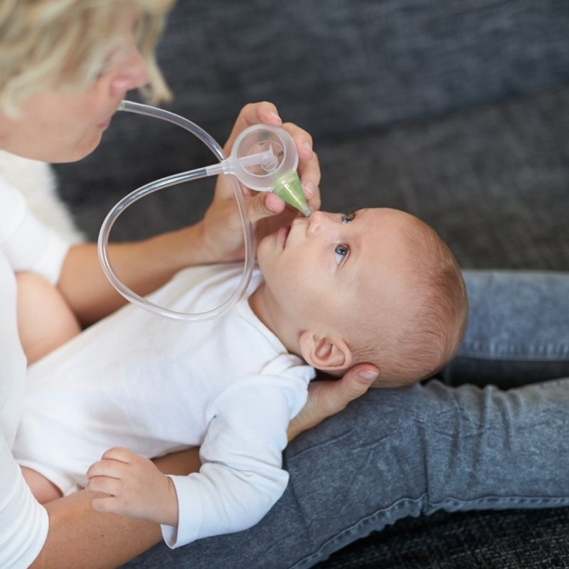 Nosiboo ECO nosies aspiratorius kūdikio slogai ir užsikimšusiai nosiai