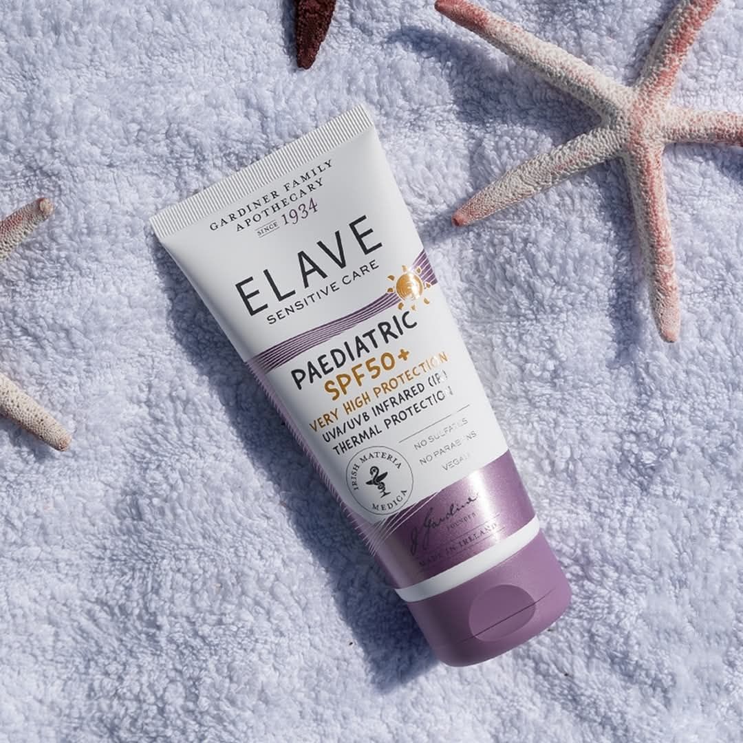 Elave SPF50+ apsauginio kremo nuo saulės vaikams sudėtis jautriai odai