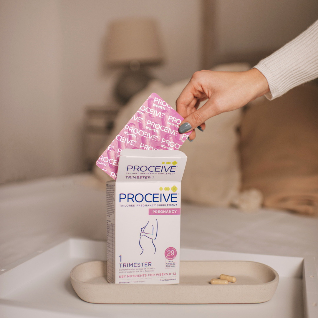 Proceive Pregnancy Trimester 1 maisto papildas pirmajam nėštumo trimestrui