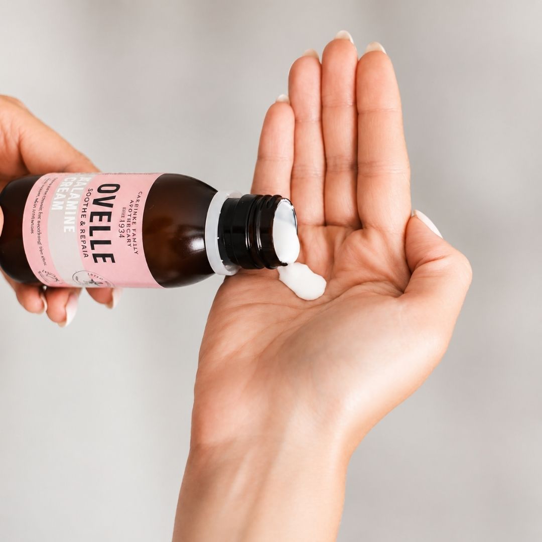 Ovelle Calamine Cream kalamino kremas vėjaraupių niežuliui palengvinti